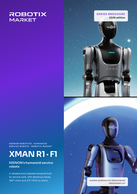 Robot humanoidalny Keenon XMAN-F1 – Broszura produktu