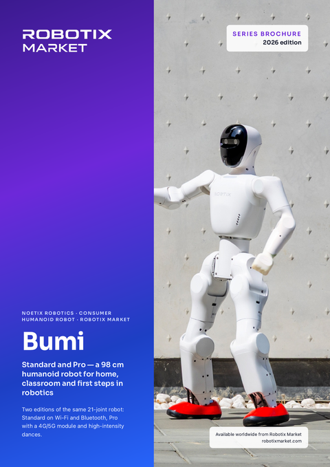 Robot humanoidalny Noetix Bumi Standard – Broszura produktu