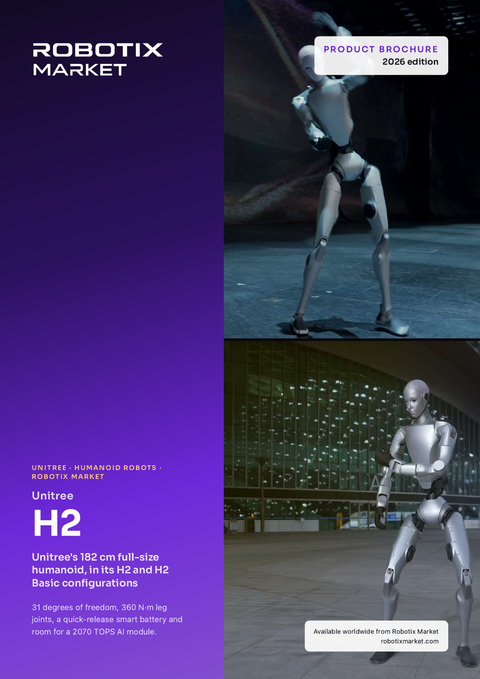 Robot humanoidalny Unitree H2 – Broszura produktu