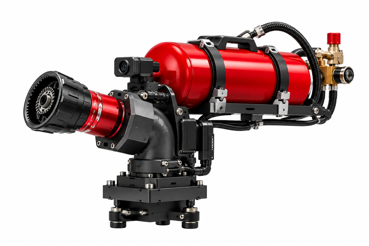 Deep Robotics X30 Fire Extinguisher Payload